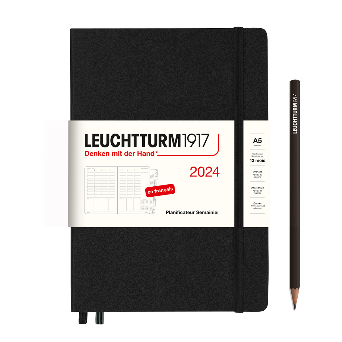 Agenda Semainier 2024 A4  French Weekly Planner 2024 —