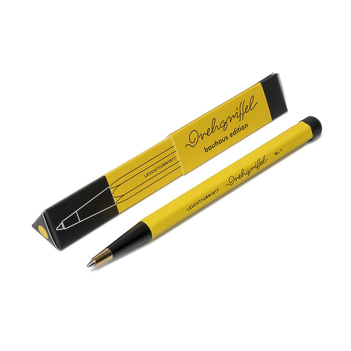 Drehgriffel Nr. 1, Lemon/Black - Ballpoint pen, Bauhaus Edition