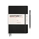 Notebook Composition (B5), Softcover, 123 numbered pages, Black, dotted